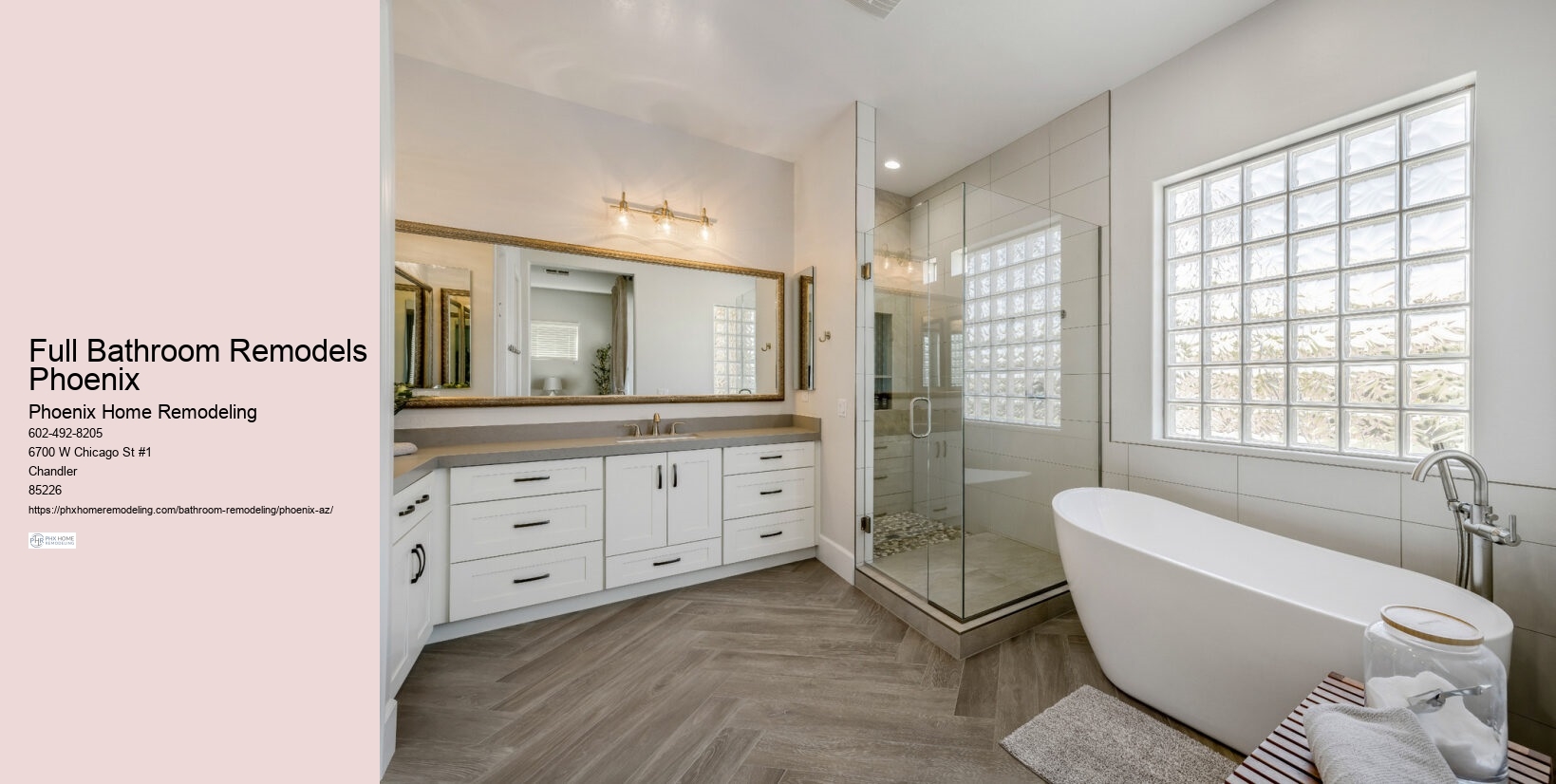 Small Bathroom Remodeling Phoenix