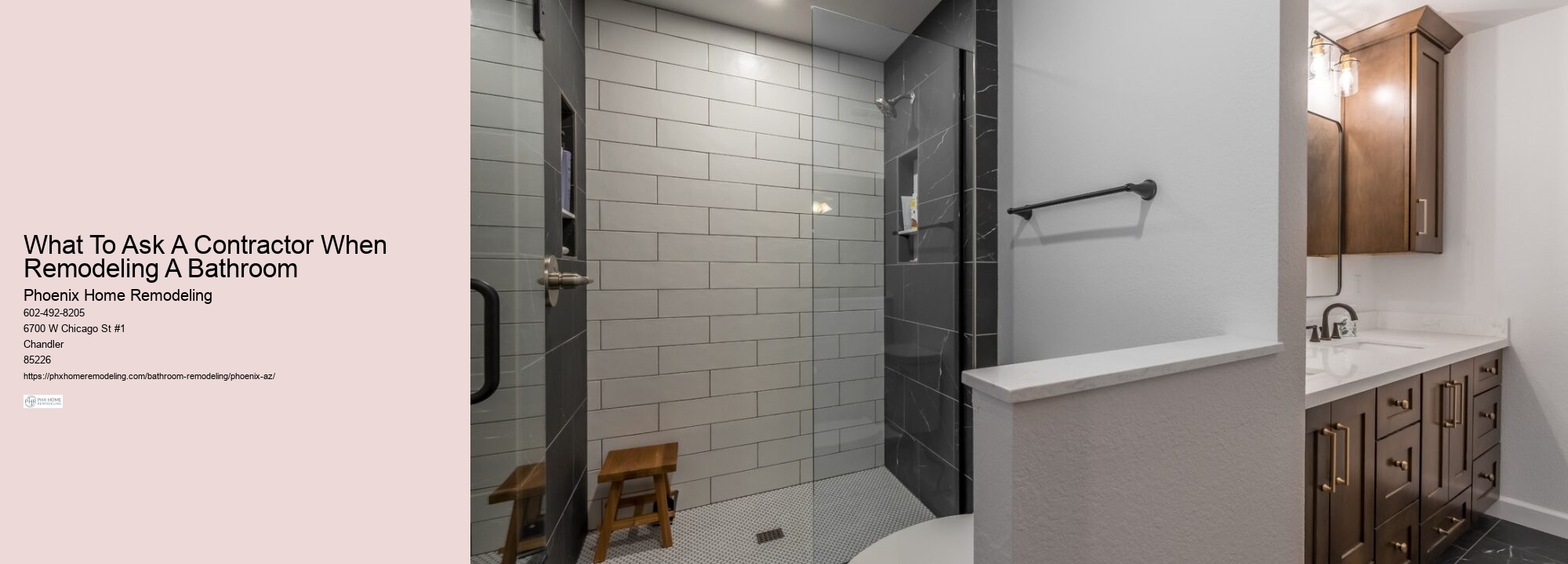 What To Ask A Contractor When Remodeling A Bathroom