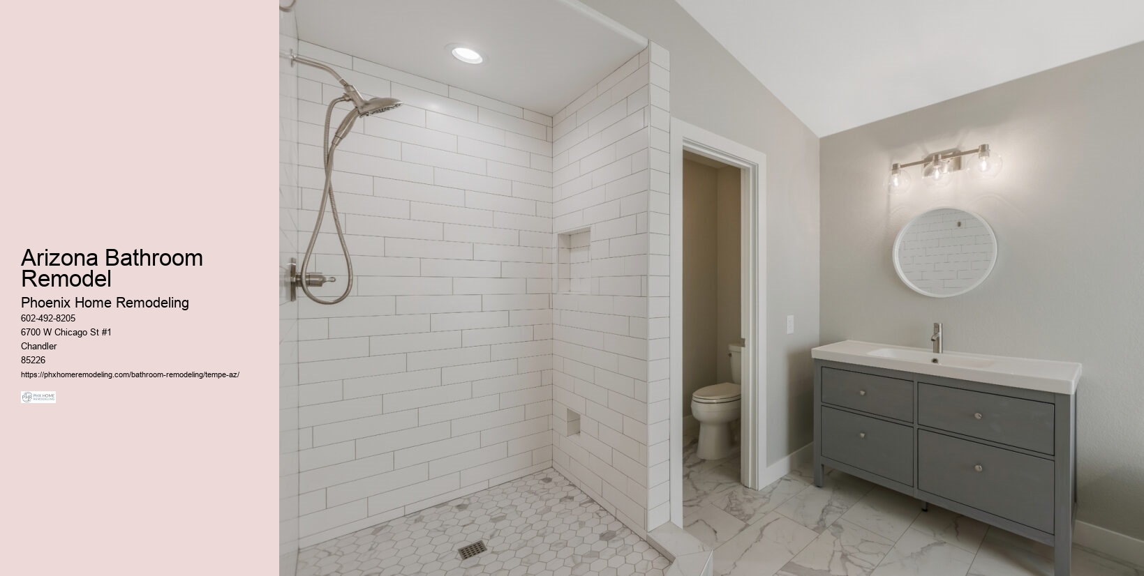 Bathroom Upgrade Services Tempe