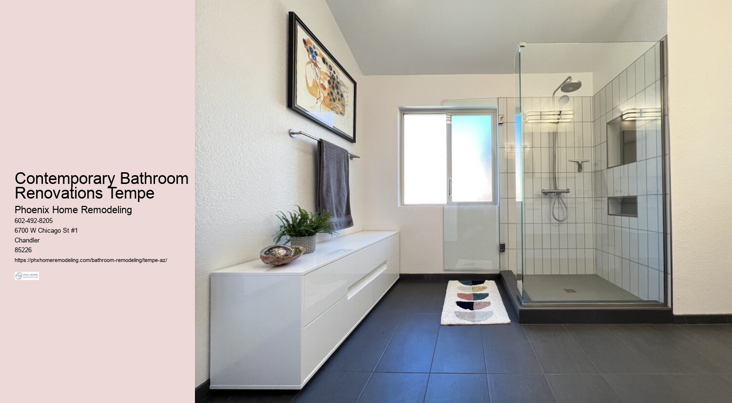 Make small bathroom look luxurious