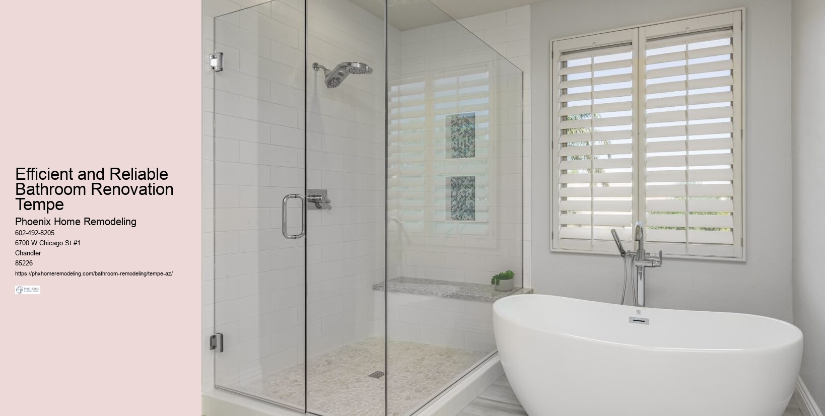 Mesa Bathroom Remodeling Services