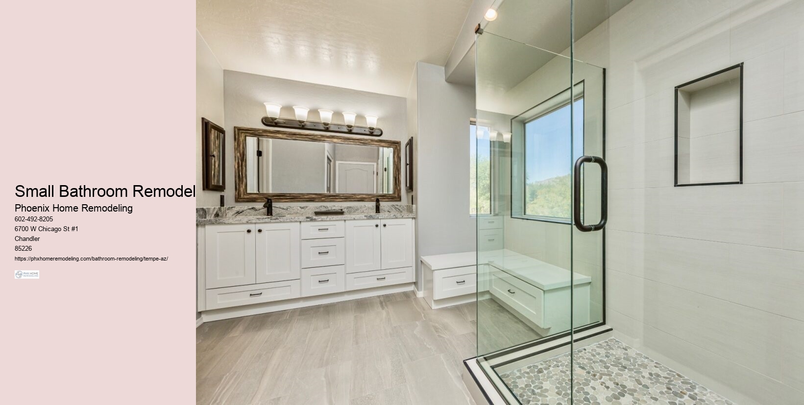 High-End Bathroom Design Tempe