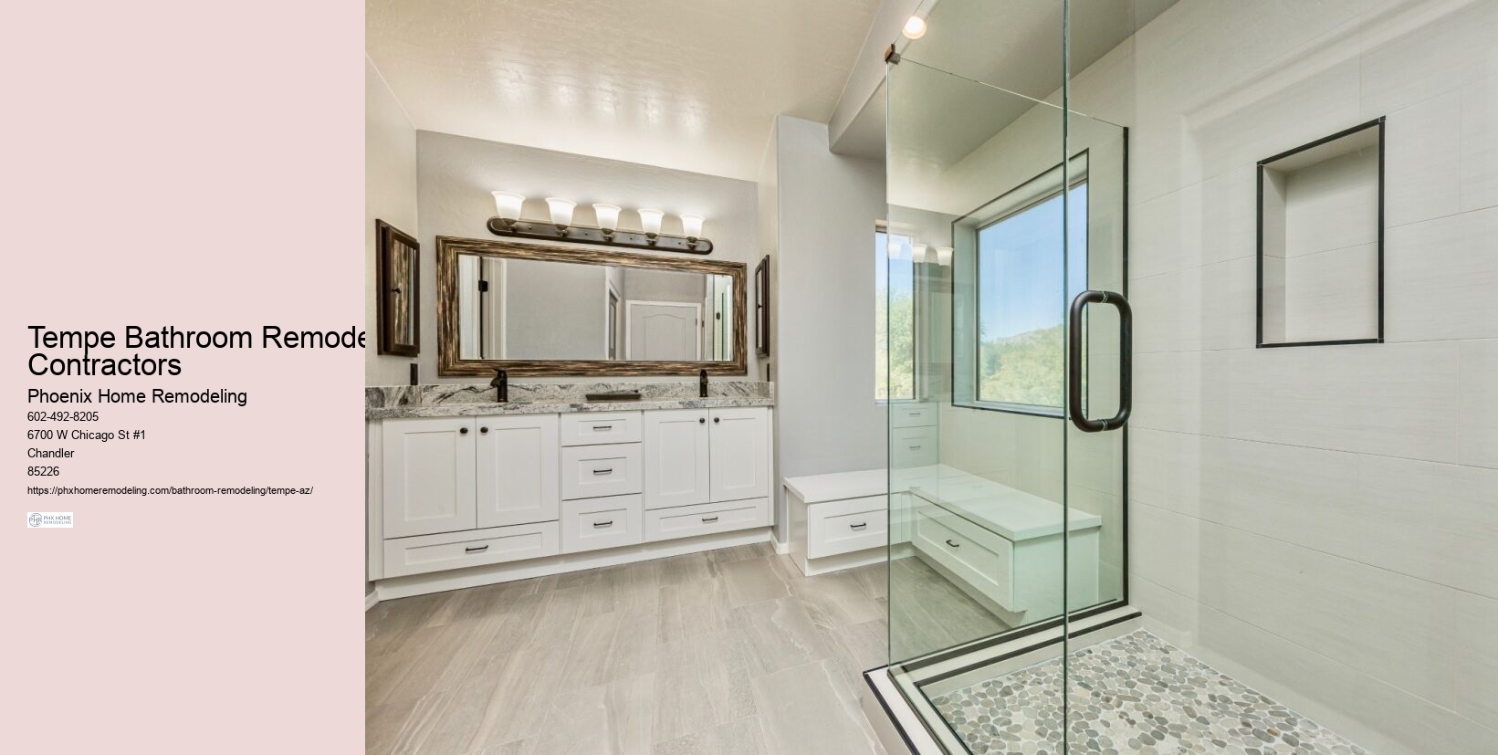 Tempe Bathroom Remodel Contractors