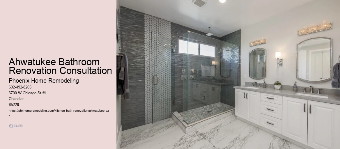 Ahwatukee Bathroom Renovation Consultation