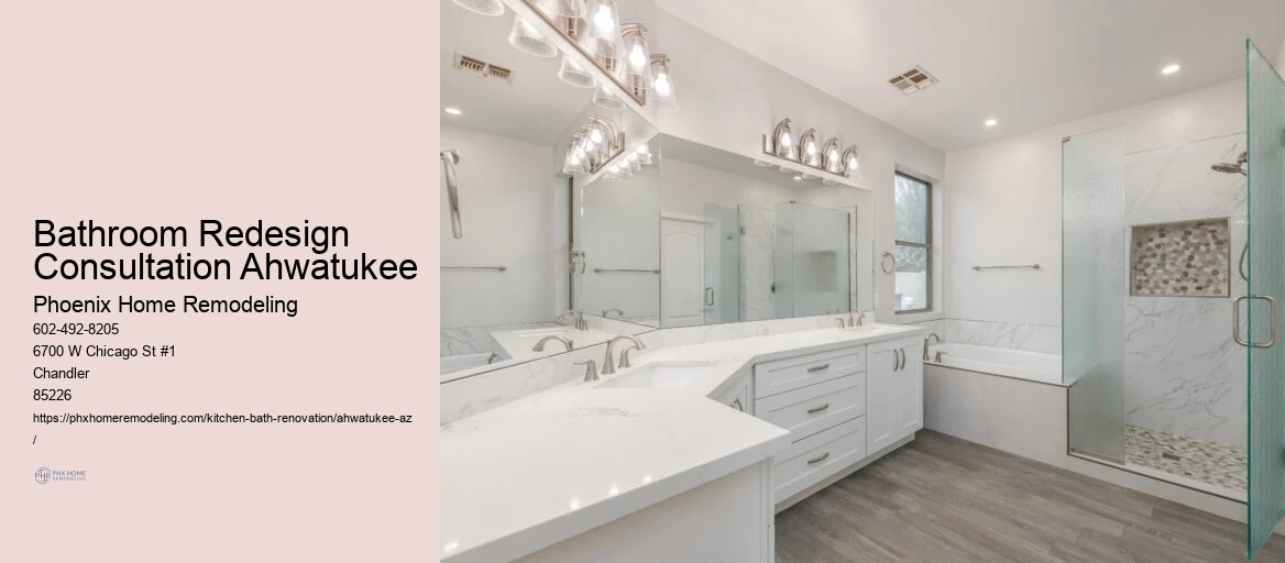 Bathroom Redesign Consultation Ahwatukee