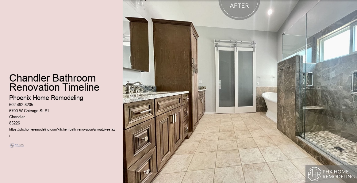 Chandler Bathroom Renovation Timeline