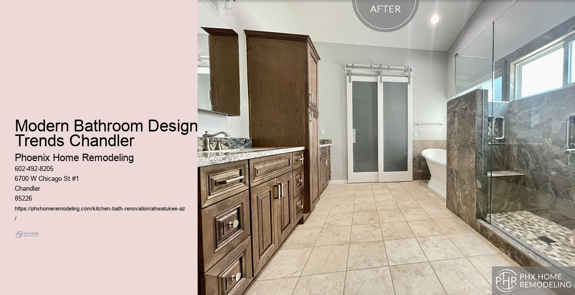 Modern Bathroom Design Trends Chandler