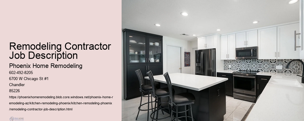 Remodeling Contractor Job Description