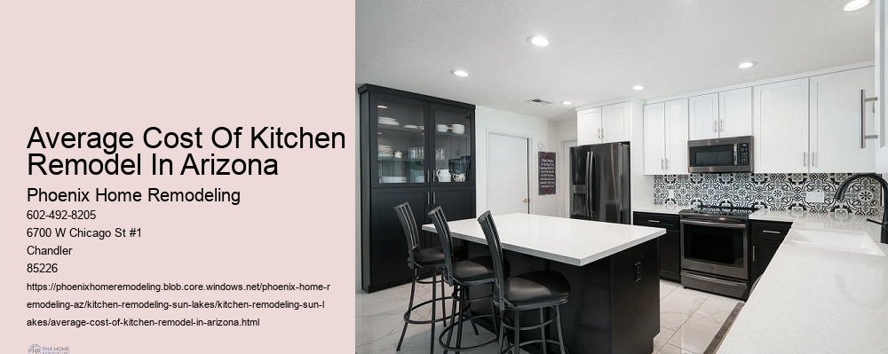 Average Cost Of Kitchen Remodel In Arizona