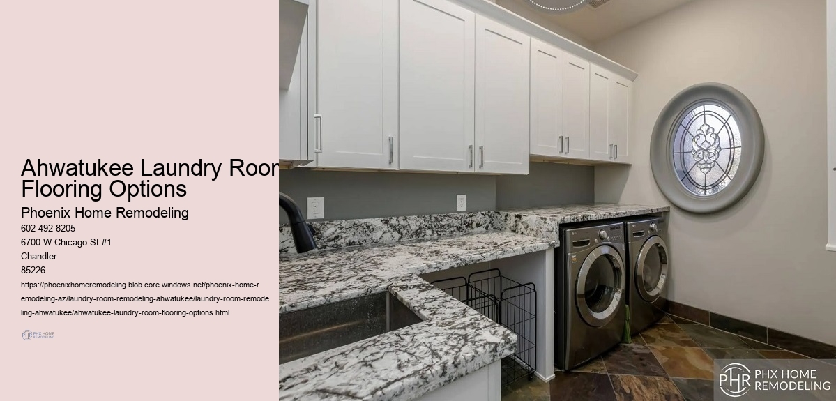 Ahwatukee Laundry Room Flooring Options