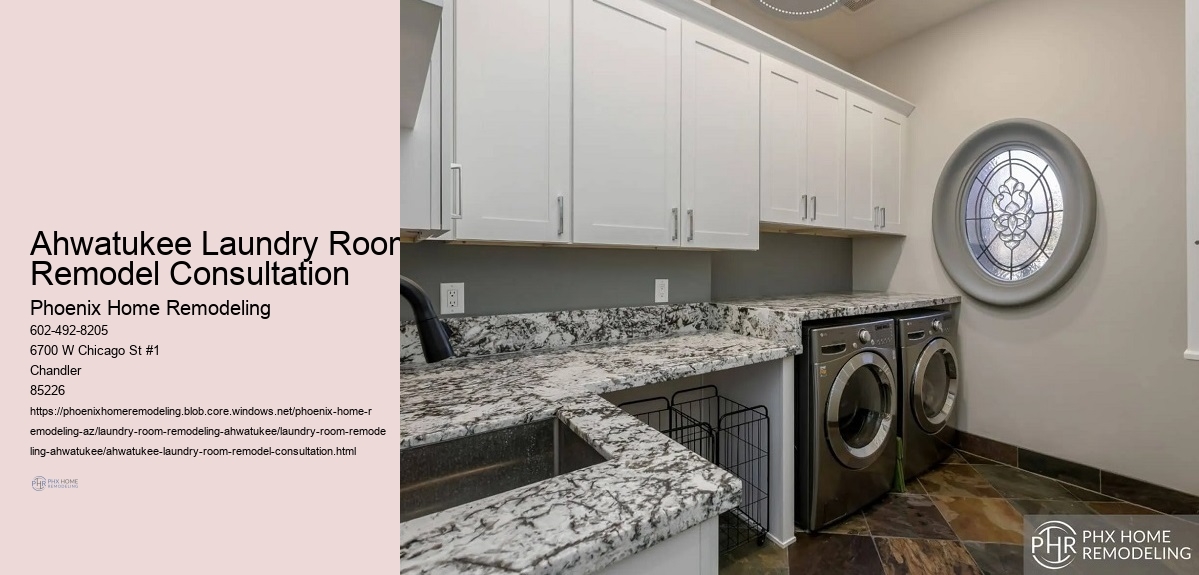 Ahwatukee Laundry Room Remodel Consultation