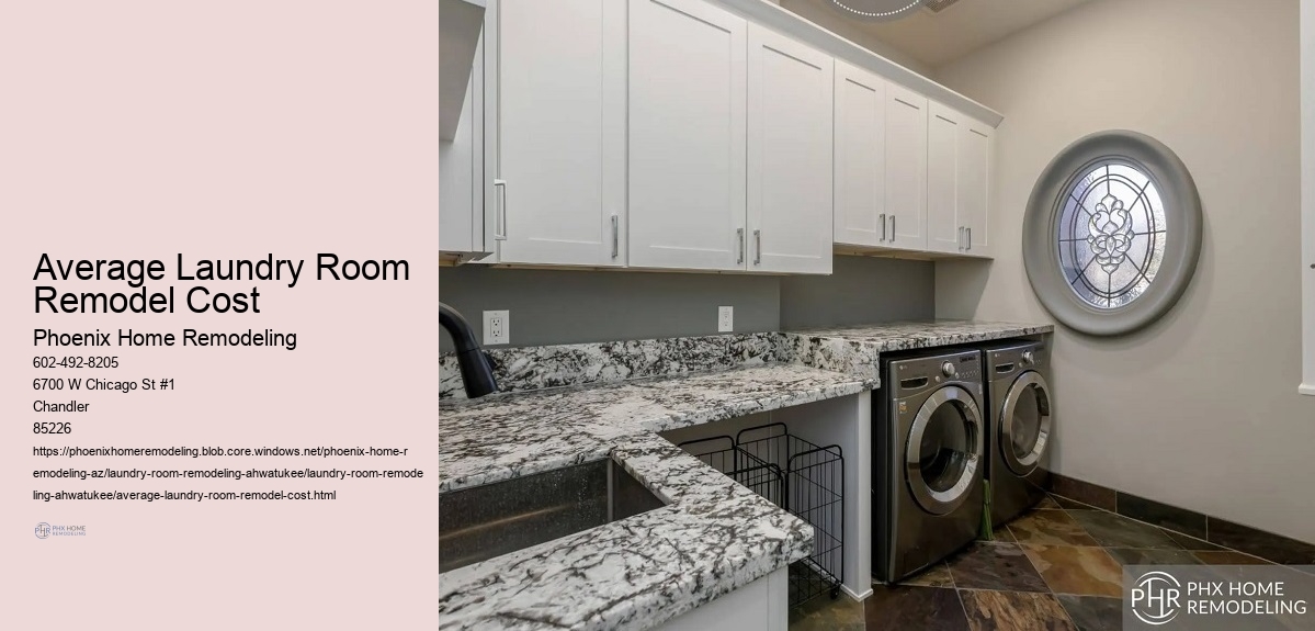 Average Laundry Room Remodel Cost