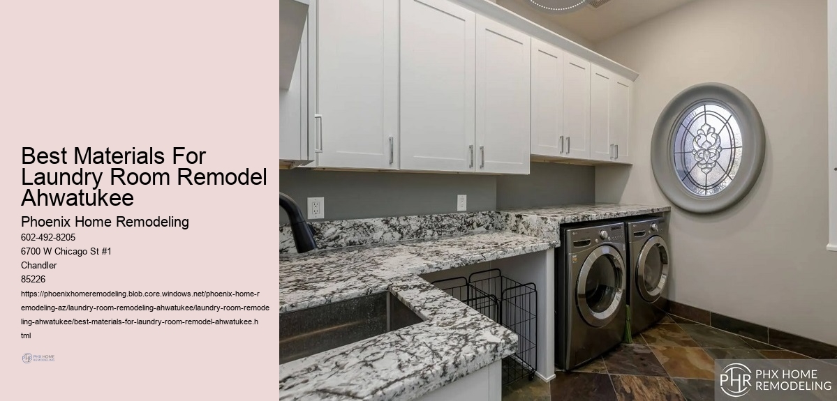 Best Materials For Laundry Room Remodel Ahwatukee