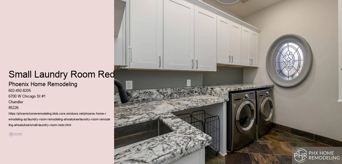 Small Laundry Room Redo