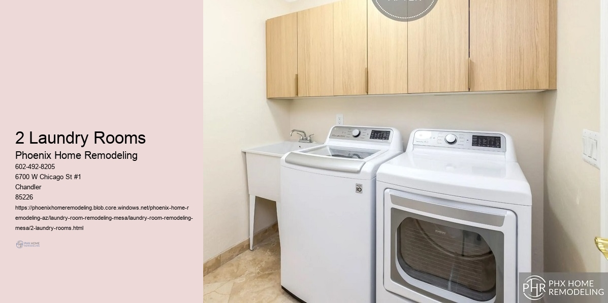 2 Laundry Rooms