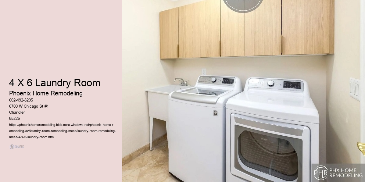 4 X 6 Laundry Room