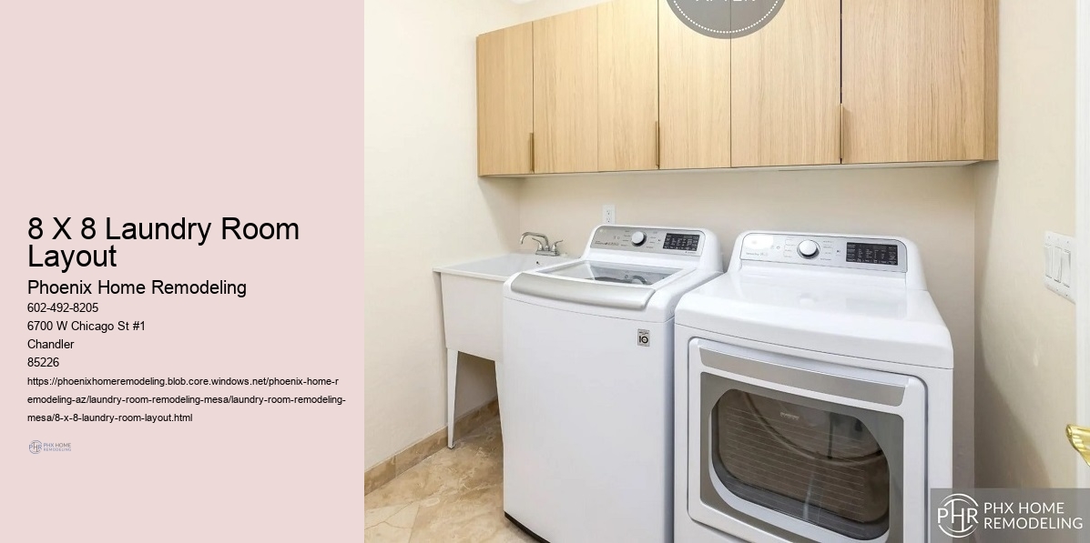 8 X 8 Laundry Room Layout