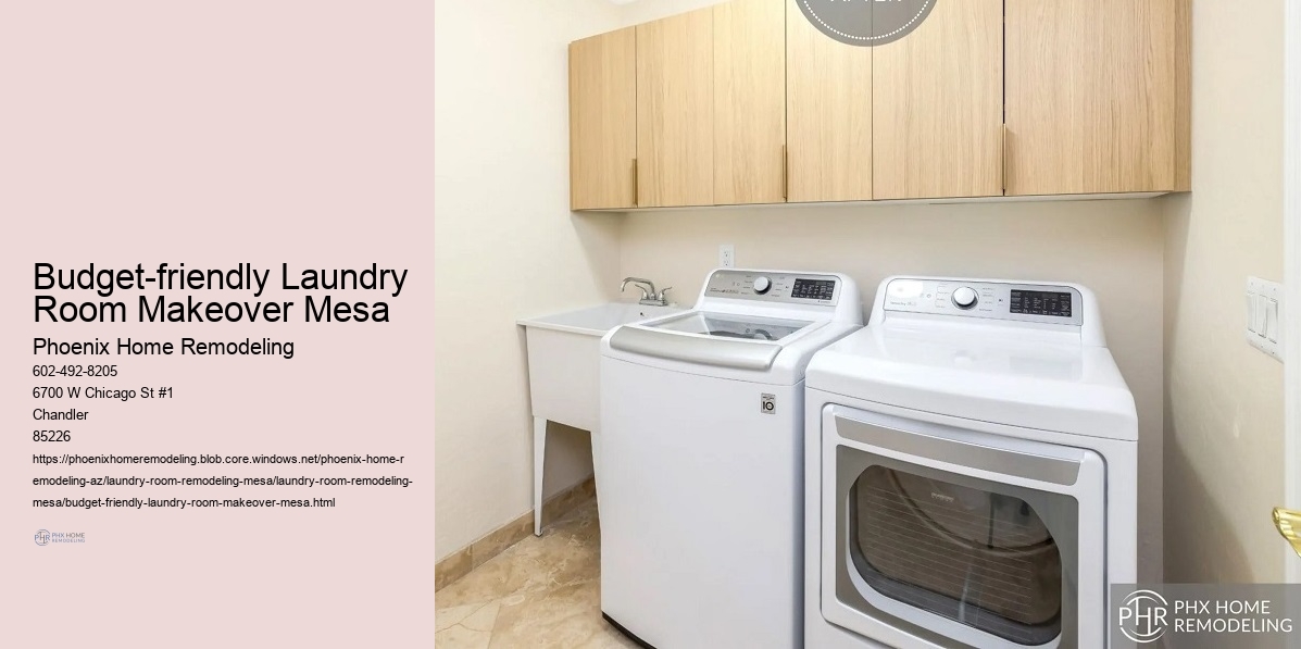 Budget-friendly Laundry Room Makeover Mesa