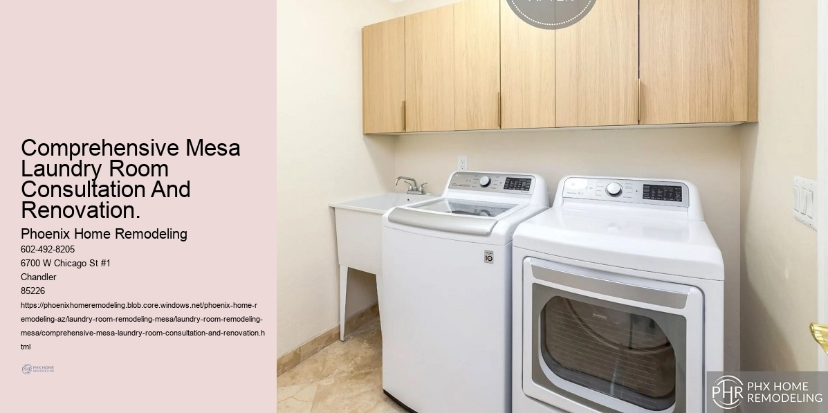 Comprehensive Mesa Laundry Room Consultation And Renovation.