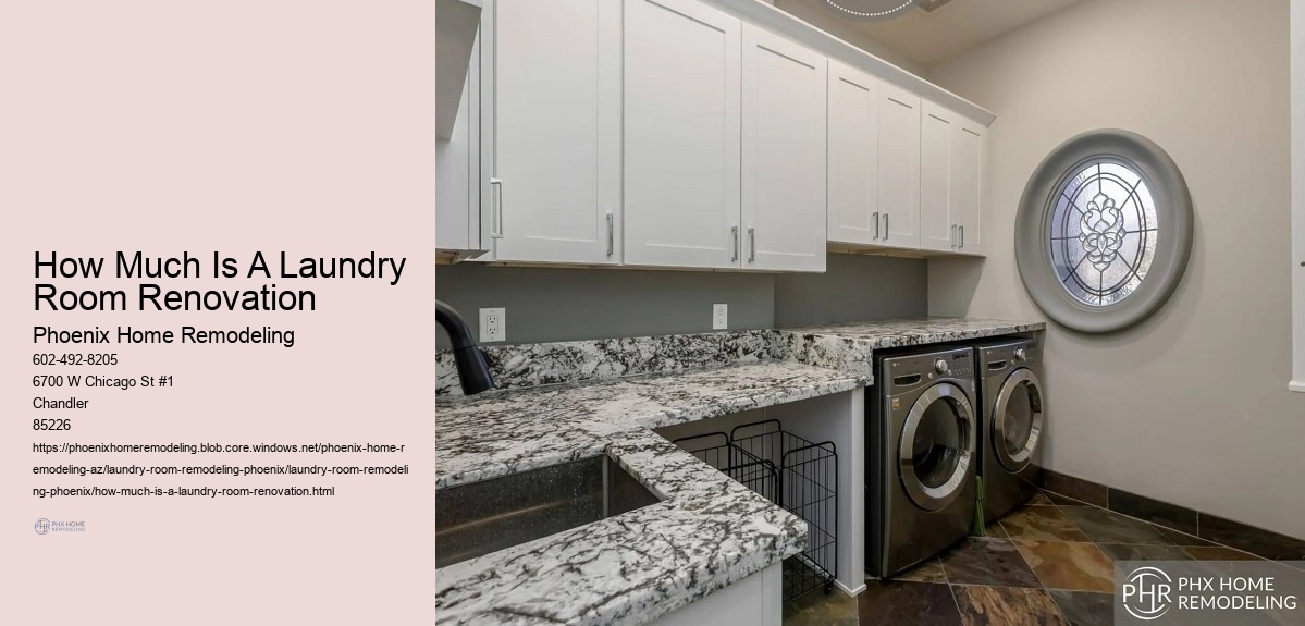 How Much Is A Laundry Room Renovation