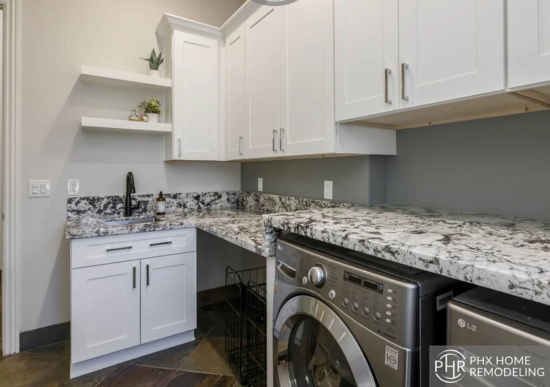 Maximizing Space in Phoenix Laundry Room Remodels