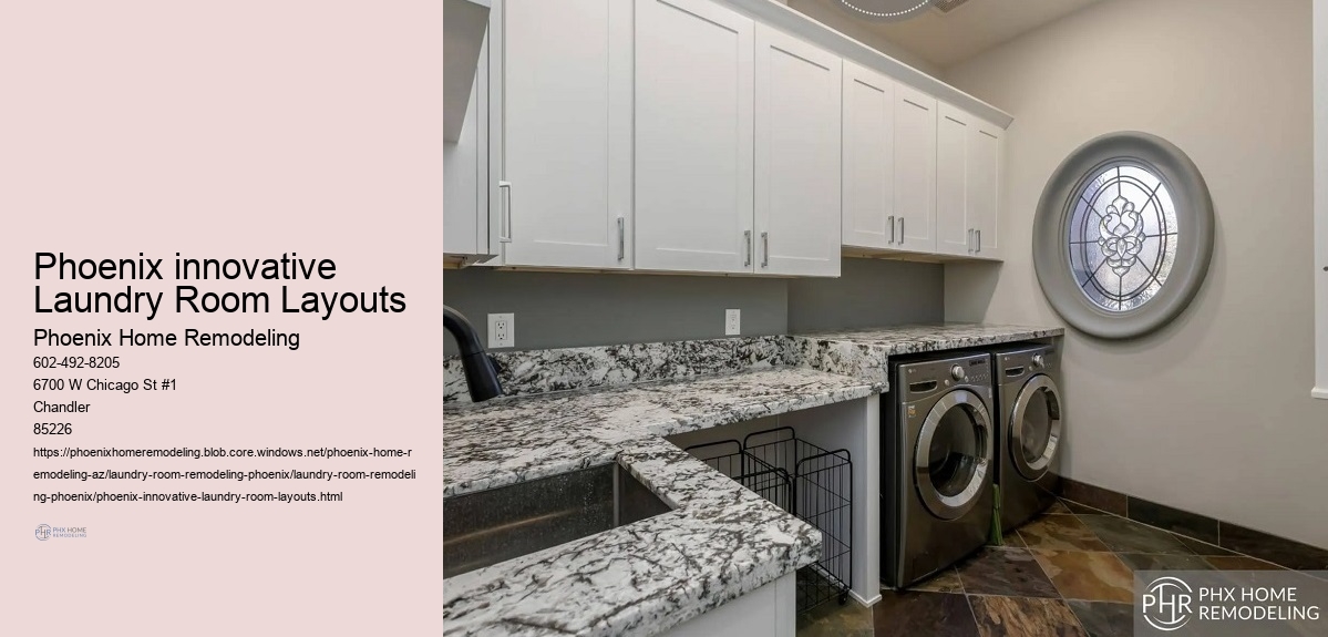 Phoenix innovative Laundry Room Layouts