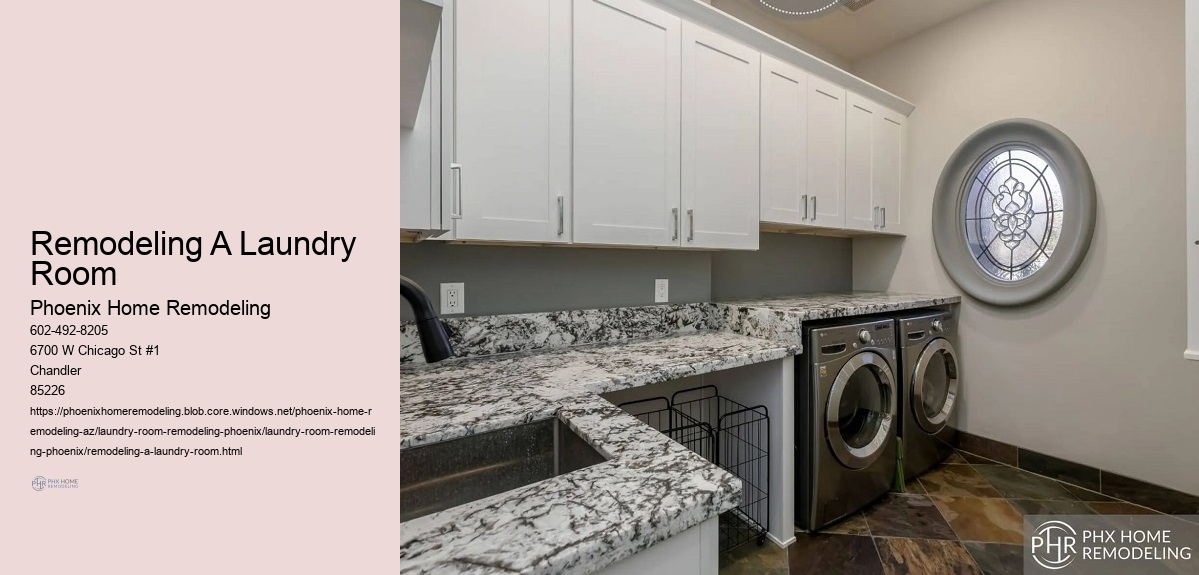 Remodeling A Laundry Room