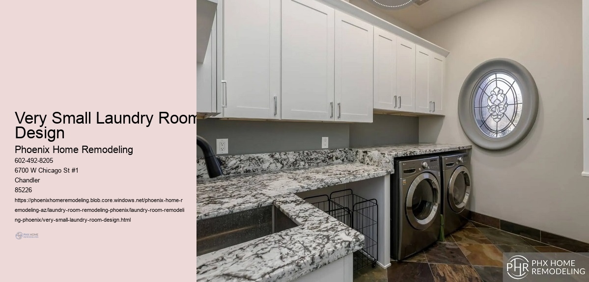 Very Small Laundry Room Design