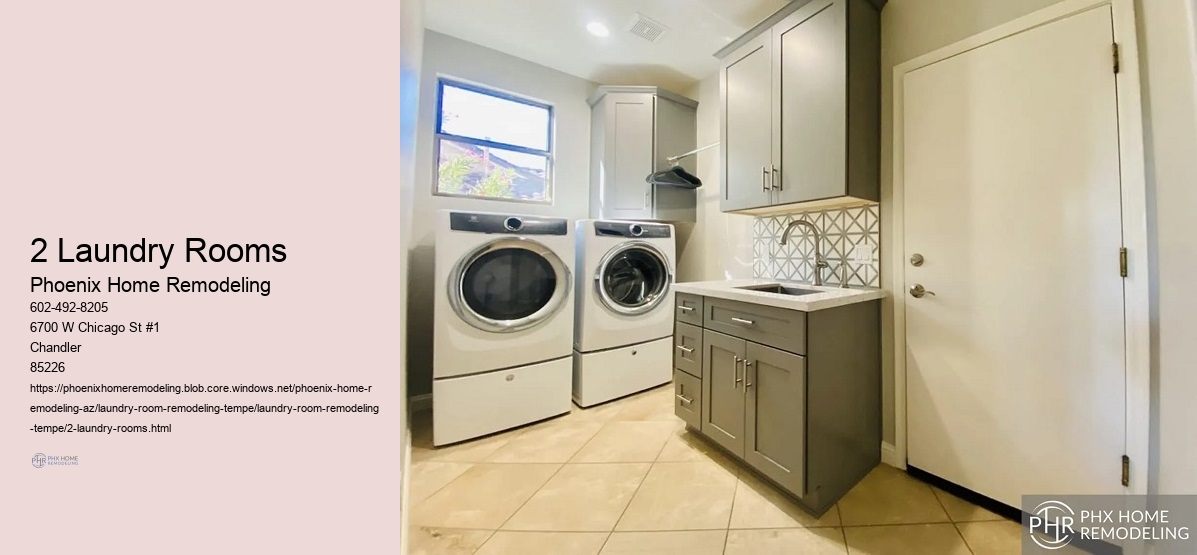 2 Laundry Rooms