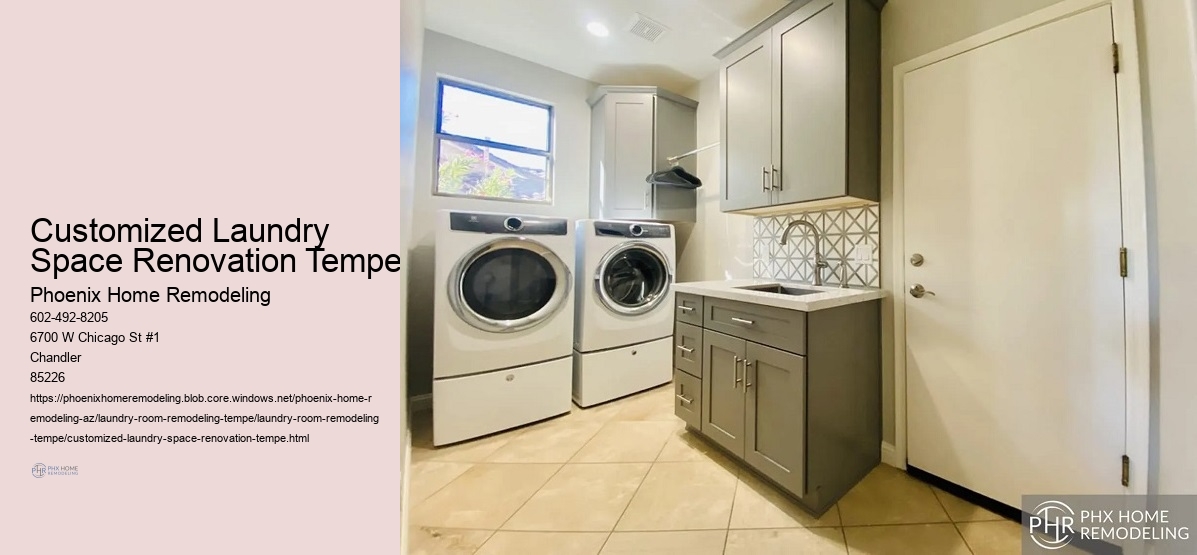 Customized Laundry Space Renovation Tempe