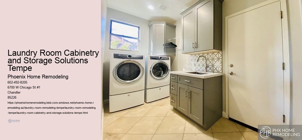 Laundry Room Cabinetry and Storage Solutions Tempe