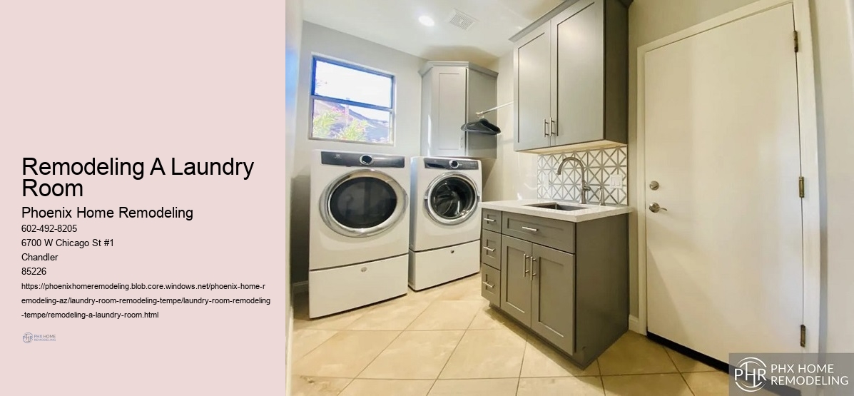 Remodeling A Laundry Room