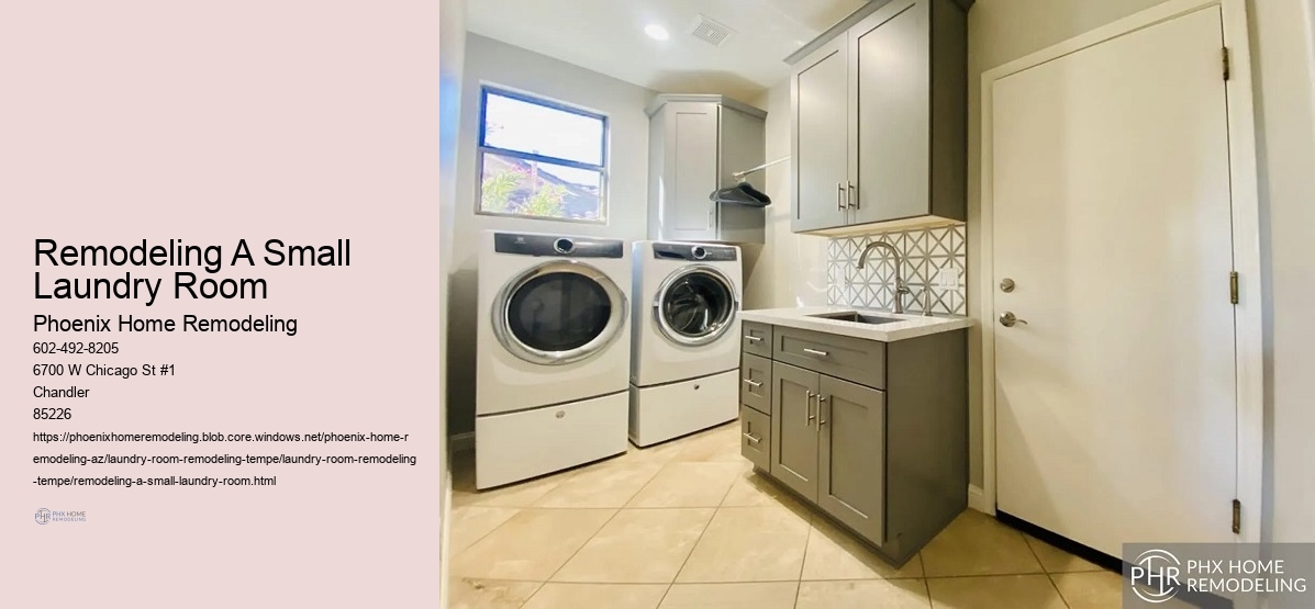 Remodeling A Small Laundry Room