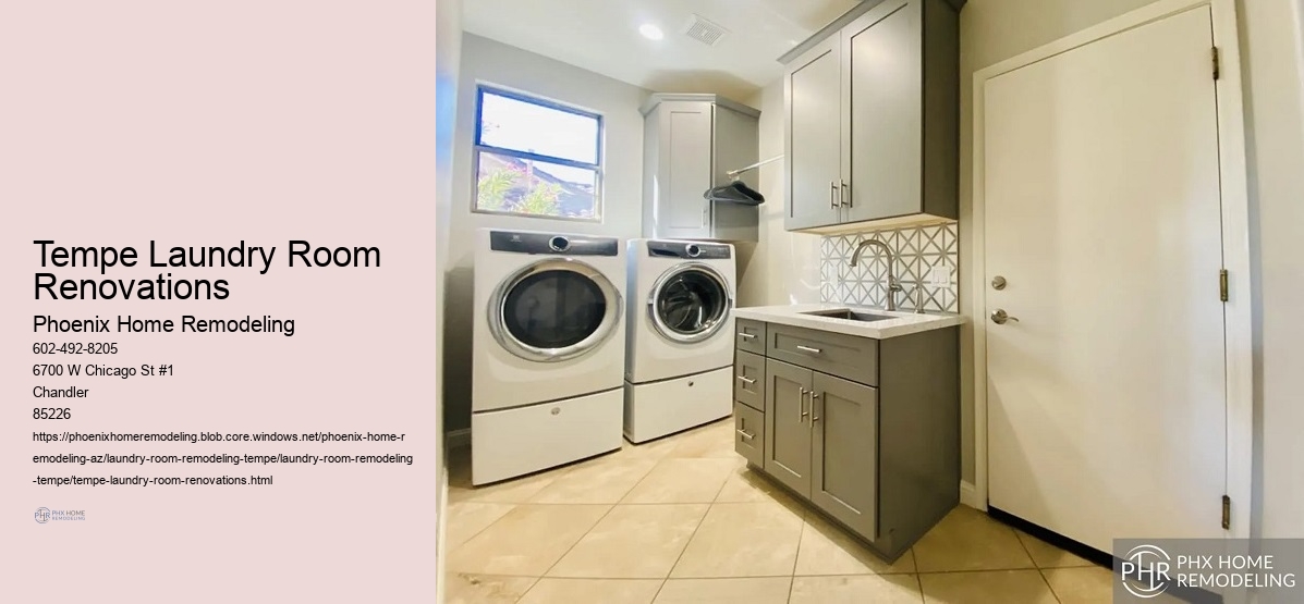 Tempe Laundry Room Renovations