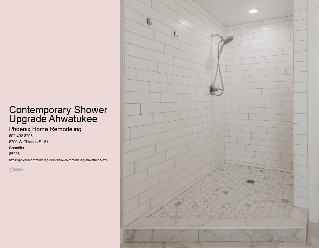 What lighting is best for a shower in Ahwatukee