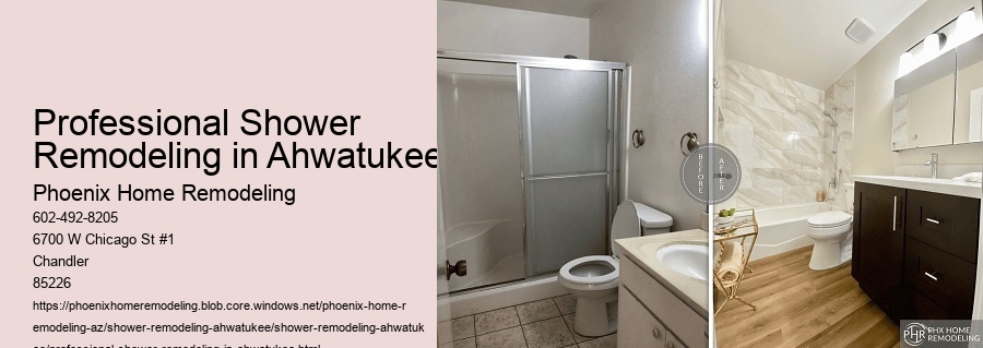 Professional Shower Remodeling in Ahwatukee