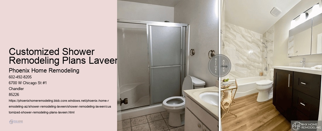 Customized Shower Remodeling Plans Laveen