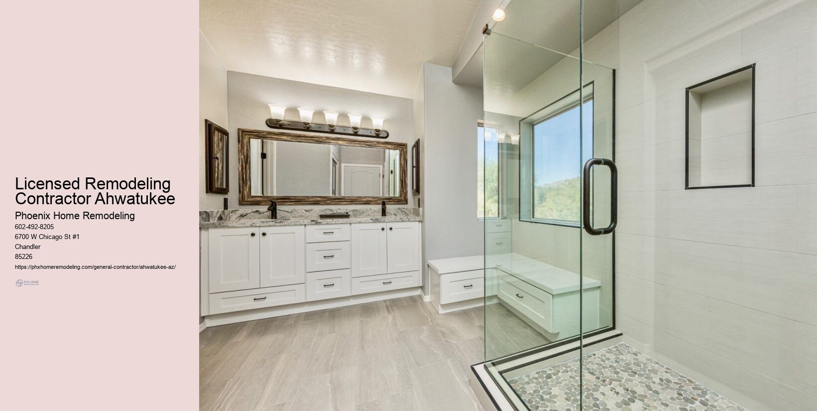 Ahwatukee Licensed Master Suite Remodeling