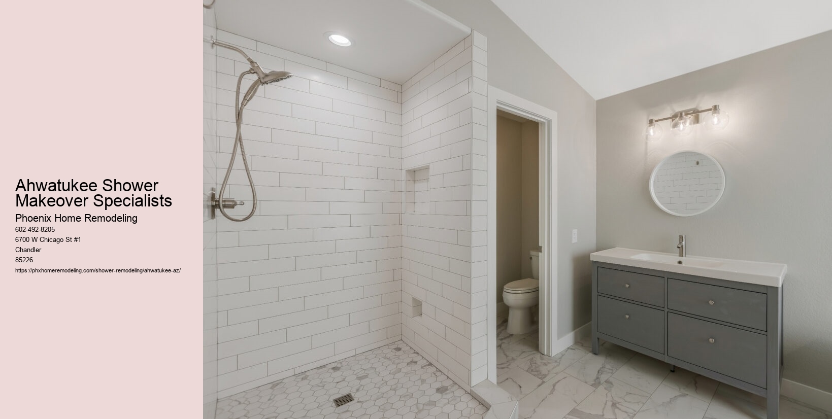Ahwatukee Shower Makeover Specialists