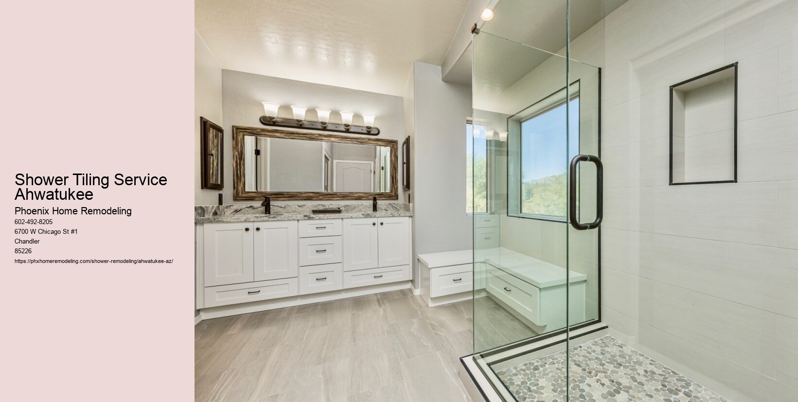 Shower Tiling Service Ahwatukee