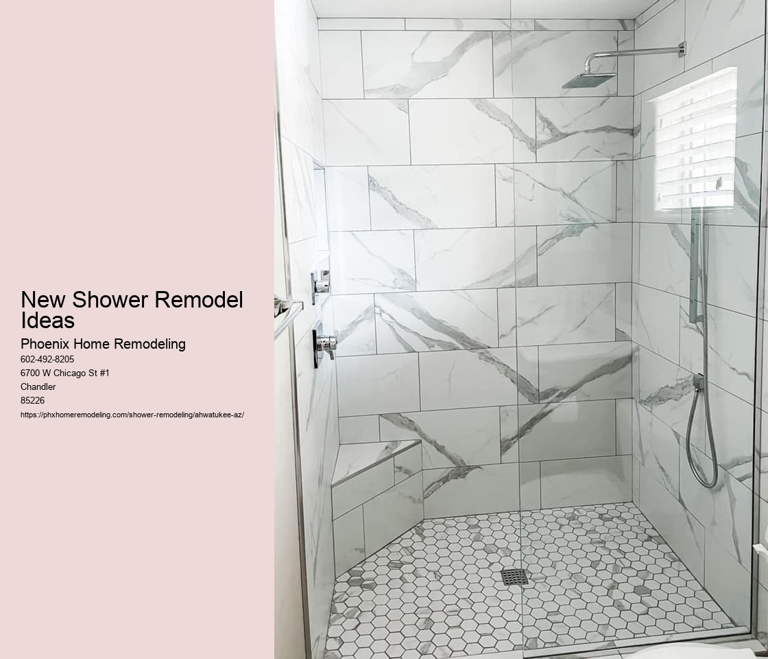 New Shower Remodel Ideas