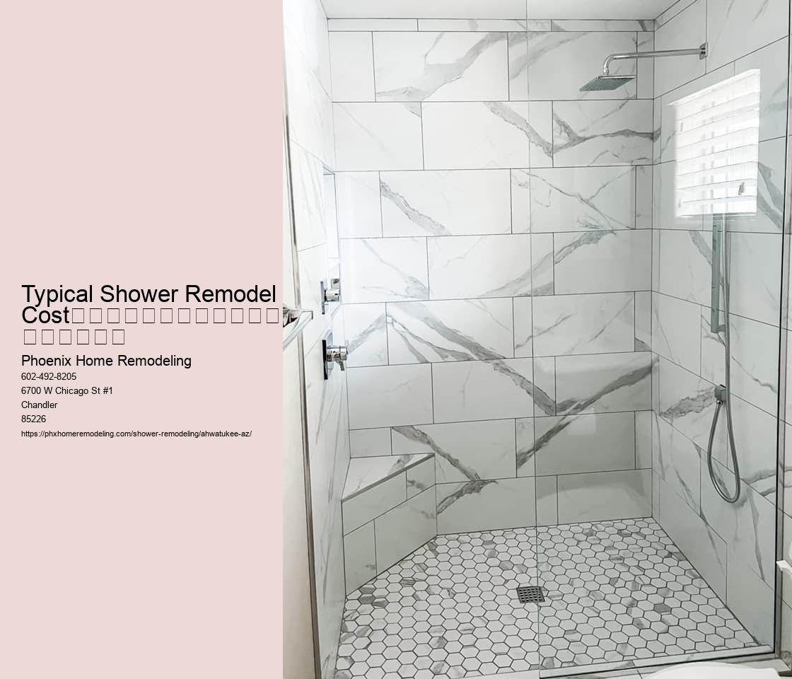 Typical Shower Remodel Cost																									