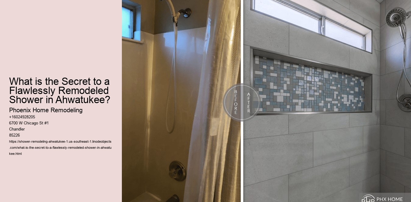 What is the Secret to a Flawlessly Remodeled Shower in Ahwatukee?