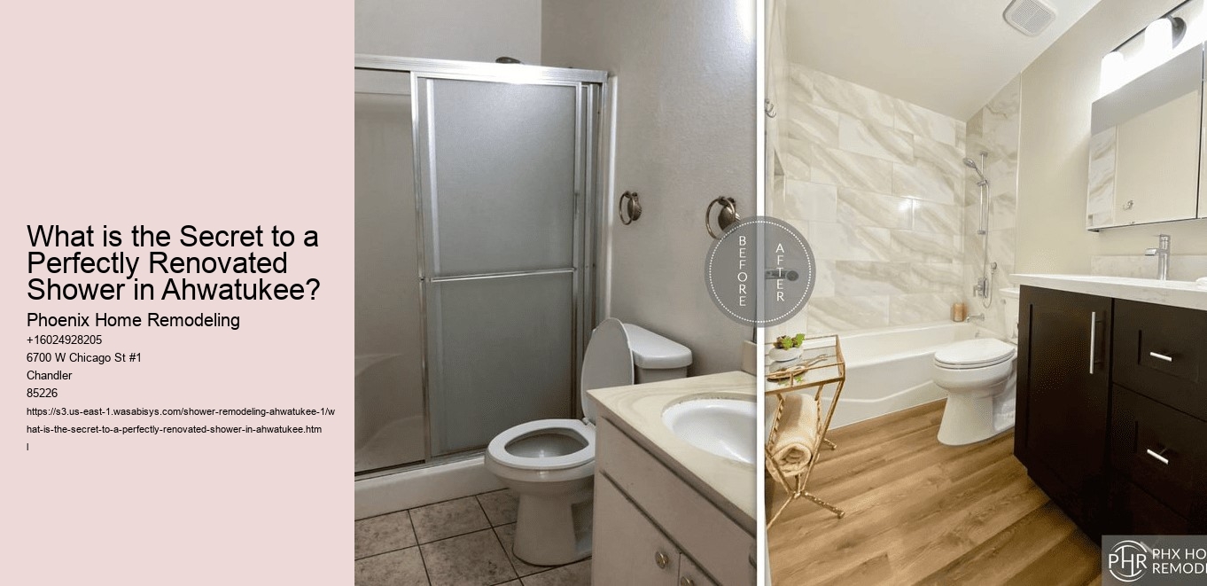 What is the Secret to a Perfectly Renovated Shower in Ahwatukee?