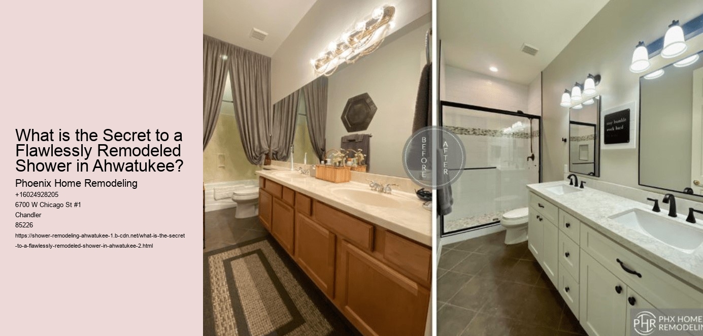 What is the Secret to a Flawlessly Remodeled Shower in Ahwatukee?