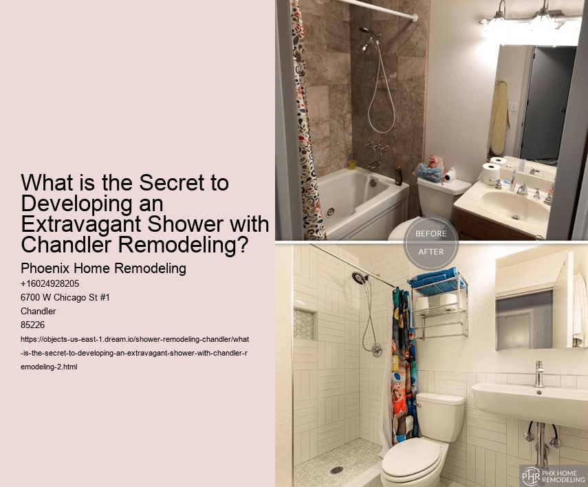 What is the Secret to Developing an Extravagant Shower with Chandler Remodeling?