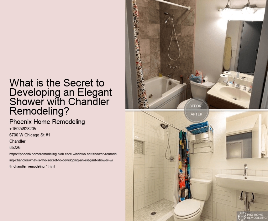 What is the Secret to Developing an Elegant Shower with Chandler Remodeling?