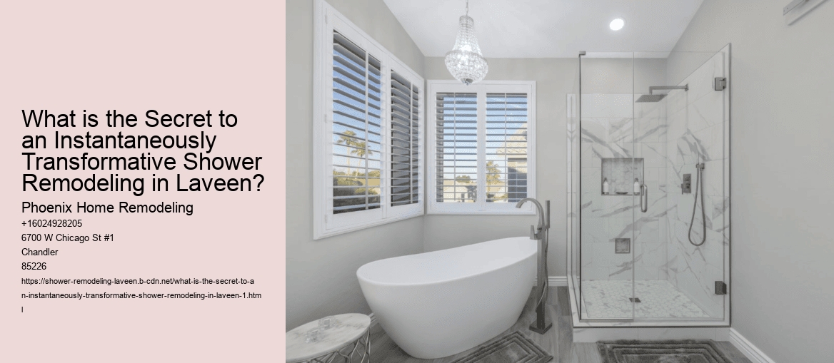 What is the Secret to an Instantaneously Transformative Shower Remodeling in Laveen?