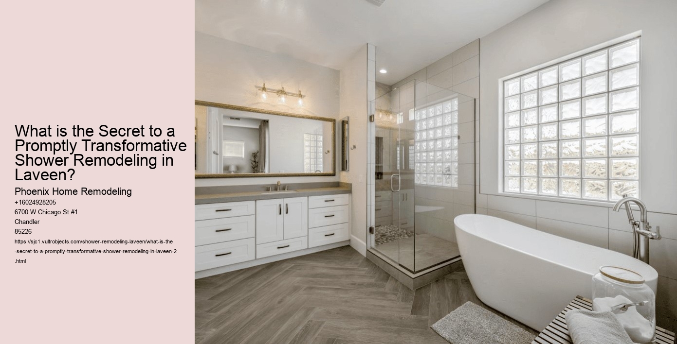 What is the Secret to a Promptly Transformative Shower Remodeling in Laveen?