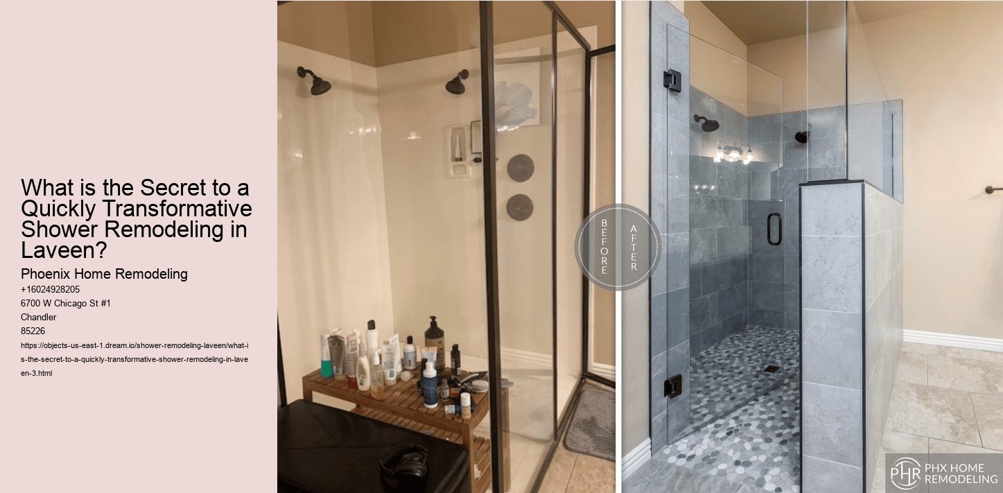 What is the Secret to a Quickly Transformative Shower Remodeling in Laveen?